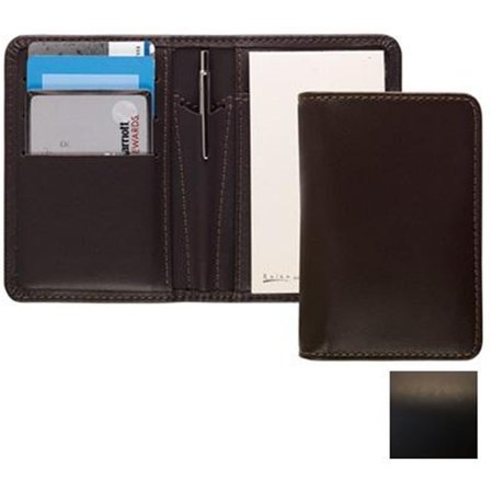 RAIKA Card Note Case with Pen Black SF 128 BLK